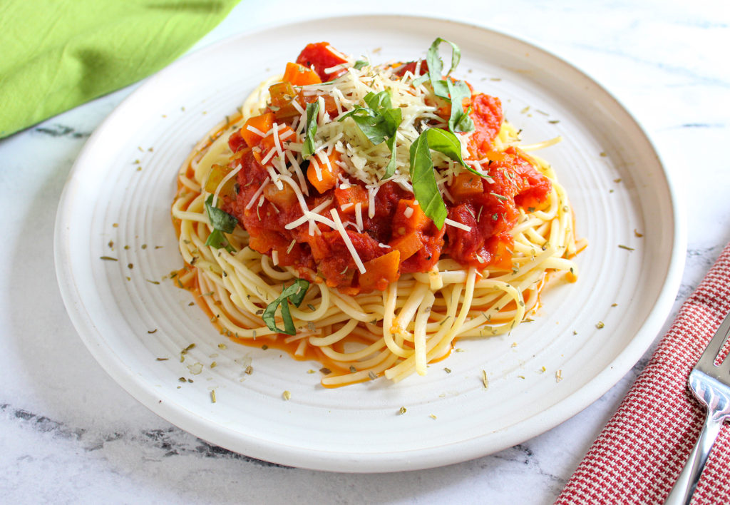 Spaghetti Al Pomodoro - The Design Foodie